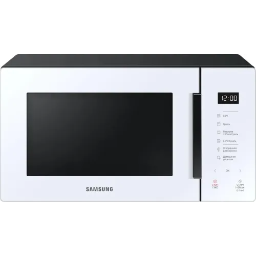 Микроволновая печь SAMSUNG MG-23T5018AW/BW, гриль, 23 л., белая (С)