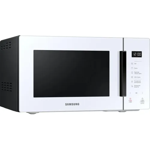 Микроволновая печь SAMSUNG MG-23T5018AW/BW, гриль, 23 л., белая (С)