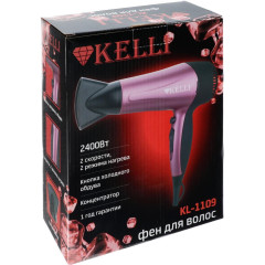 Фен KELLI KL-1109 розовый