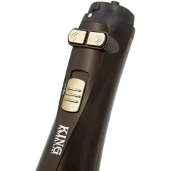 Фен-расческа King Professional KP-6034 черная/коричн./золот.