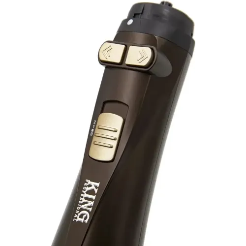 Фен-расческа King Professional KP-6034 черная/коричн./золот.