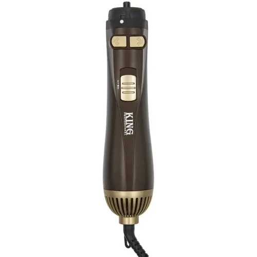 Фен-расческа King Professional KP-6034 черная/коричн./золот.