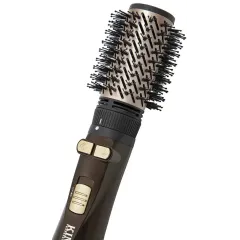 Фен-расческа King Professional KP-6034 черная/коричн./золот.
