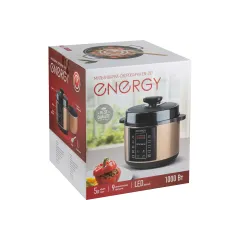Мультиварка-скороварка ENERGY EN-287 черная/золотистая