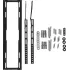 Подставка д/ТВ HYUNDAI GL-S3 32"-85" черный 