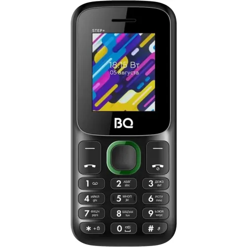 Сотовый телефон BQ 1848 Step+ черно-зеленый