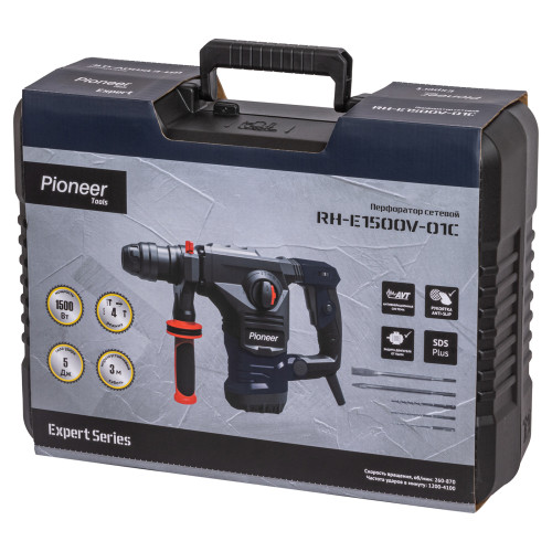 Перфоратор SDS+ PIONEER RH-E1500V-01C