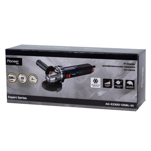 Машина углошлифовальная Pioneer AG-E2300-125BL-01