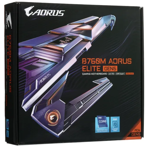 М/П SOC-1700 Gigabyte AORUS B760M ELITE DDR-5 WIFI6 GEN5