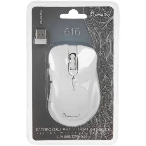 Мышь SMARTBUY SBM616AGW 616AG белый