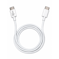 Кабель USB 3.0 Type C - Type C 1 м Vixion VX-05c PRO 3A 60W белый