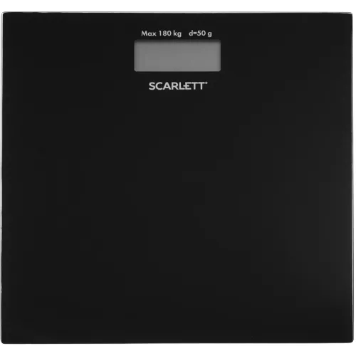 Весы напольные электронные SCARLETT SC-BS33E036 черные