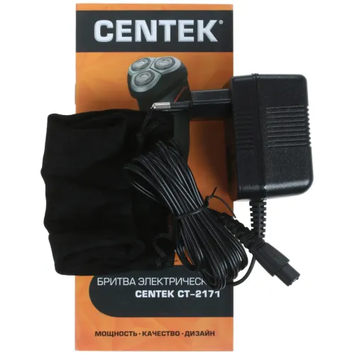 Бритва CENTEK CT-2171 черный/красный