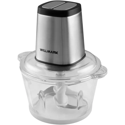 Измельчитель WILLMARK WMC-7288SS нерж./черный/стекло