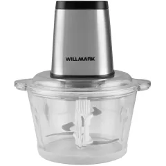 Измельчитель WILLMARK WMC-7288SS нерж./черный/стекло