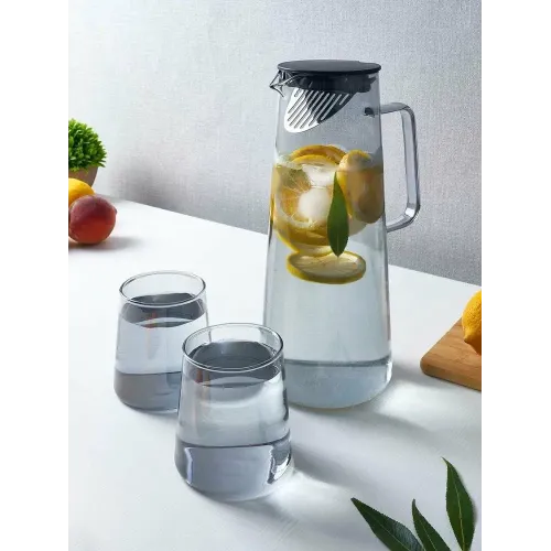 Кувшин стекло ELEY ELJUG8917G, 1,8 л (набор 3 пр.)