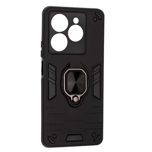 Бампер Infinix Hot 40 4G/40 Pro 4G ZIBELINO Armor Case с кольцом-держателем (че