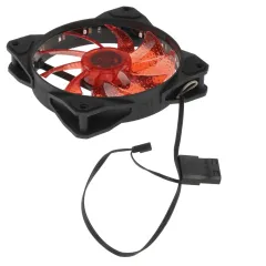 Кулер корпус 120x120x25 Digma DFAN-LED-RED 3-pin 4-pin (Molex) 23dB 115gr Ret