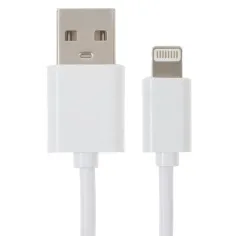 Кабель USB 2.0 A вилка - 8pin 1 м NoName (White)