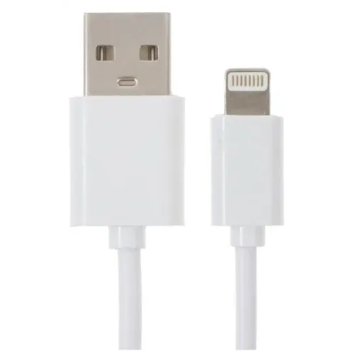 Кабель USB 2.0 A вилка - 8pin 1 м NoName (White)