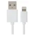Кабель USB 2.0 A вилка - 8pin 1 м NoName (White)