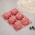 Форма для выпечки силикон VETTA Цветы, 6 яч. (856-160)