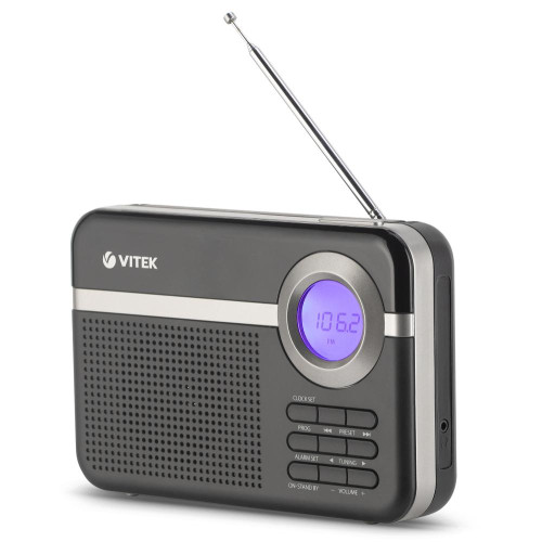 Радиоприемник VITEK VT-3592 черный (*7)