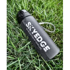 Бутылка для воды спортивная SKYEDGE, черная, 780 мл.