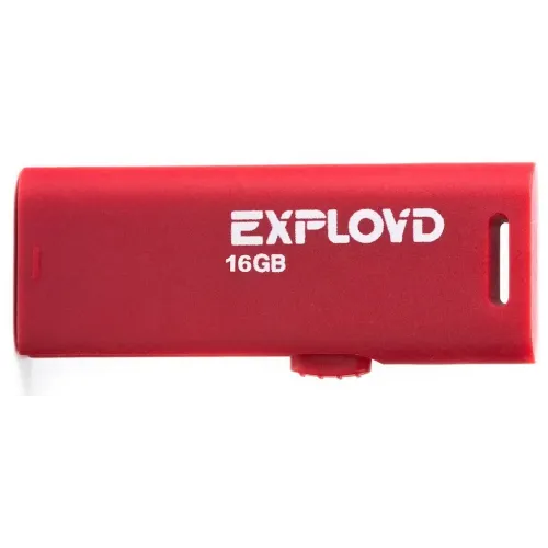 Карта USB2.0 16 GB EXPLOYD 580 красный