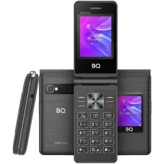 Сотовый телефон BQ 2412 Shell Duo Black