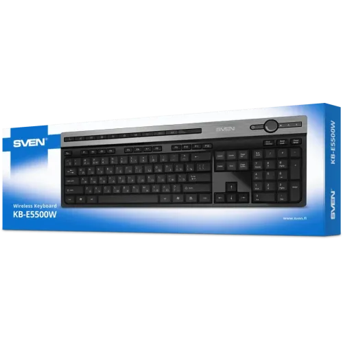 Клавиатура Sven KB-E5500W черный (SV-021931)