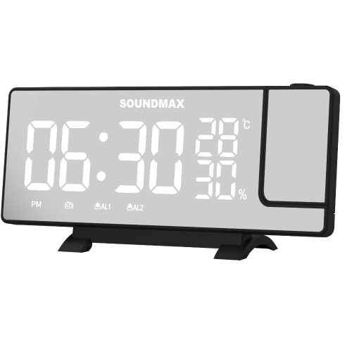 Радиочасы SOUNDMAX SM-1523U чёрный