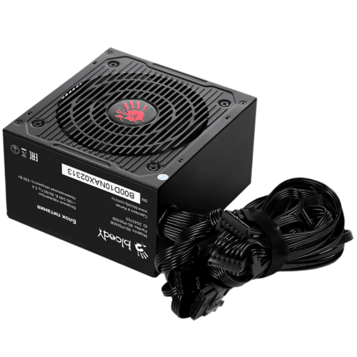 Блок питания Bloody 650W ATX BD-PS650B 80+ bronze (20+4pin) APFC 120mm fan 6xSATA RTL