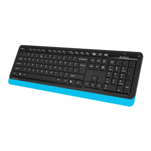 Клавиатура + Мышь A4 Fstyler FG1010 клав:черный/синий мышь:черный/синий USB Multimedia