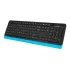 Клавиатура + Мышь A4 Fstyler FG1010 клав:черный/синий мышь:черный/синий USB Multimedia