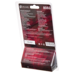 Мышь Оклик 806G черный/красный 