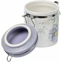 Банка для хранения продуктов Daniks Флорина, доломит, 350 мл (419431)