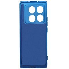 Бампер Infinix Note 40 Pro ZIBELINO Soft Case темно-синий