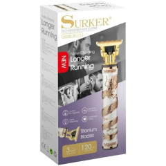 Машинка для стрижки (триммер) NN 666-26 Дракон, золотистый/белый (*7)