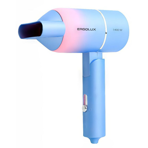 Фен ERGOLUX ELX-HD10-C13 голубой/розовый 15208