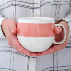 Кружка 600 мл., керамика, Дорого внимание «Моя порция счастья» XXL (4064121)