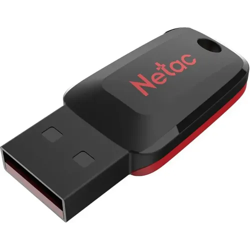 Карта USB2.0 32 GB NETAC U197 NT03U197N-032G-20BK черный/красный