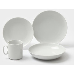 Набор столовый ДФЗ «Классический», фарфор, белый, 24 пр.(10678145)