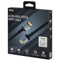 Кабель HDMI - HDMI 1 м TFN v2.1 TFN Ultra (TFN-H-ULT8K-1MBK)