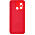 Бампер Xiaomi Redmi 12C 4G/11A/Poco C55 ZIBELINO Soft Matte красный с микрофиброй