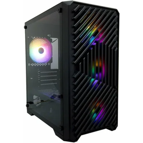 Корпус 1STPlayer TRILOBITE T5 Black, mATX, LED fans inc