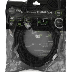 Кабель HDMI - HDMI 7 м Cactus CS-HDMI.1.4-7