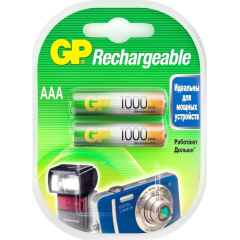 Аккумулятор GP 1000 мАч (R03) 2шт