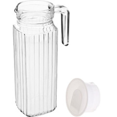 Кувшин стекло LORAINE с крышкой, 1,15л (26868)