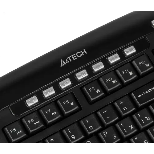 Клавиатура + Мышь A4Tech 9200F черный   